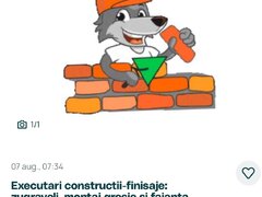 Executam lucrari de constructii